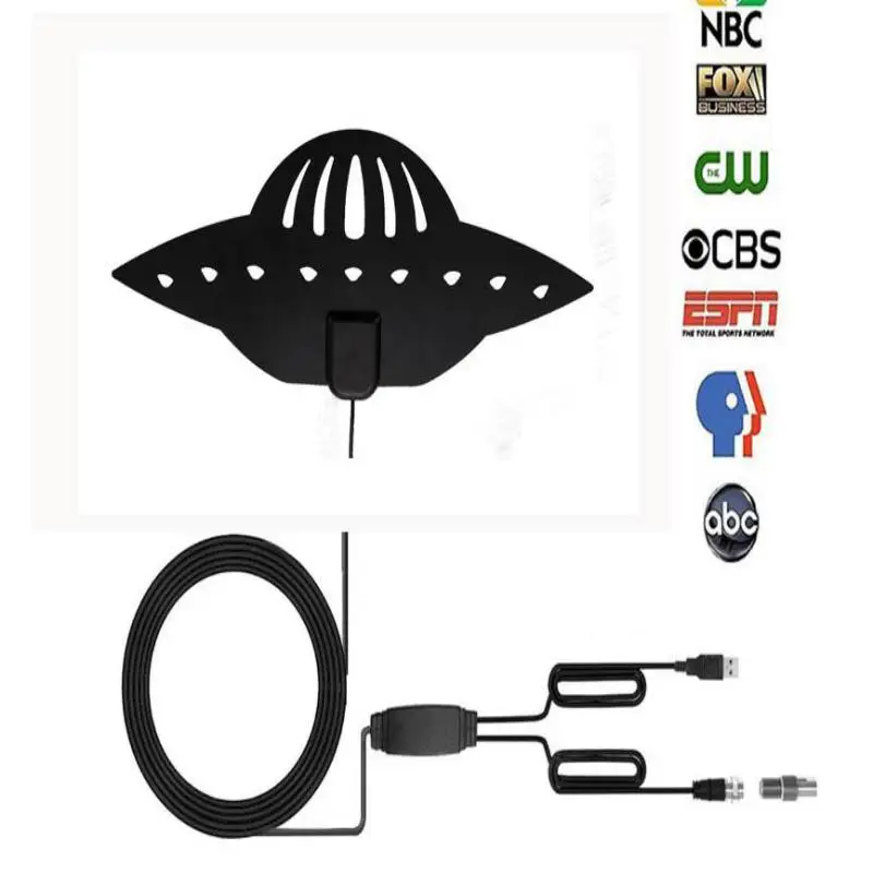 HD ТВ антенна цифровая усиленная для 50 80 Mile Range 4K VHF UHF Freeview телевидение местные