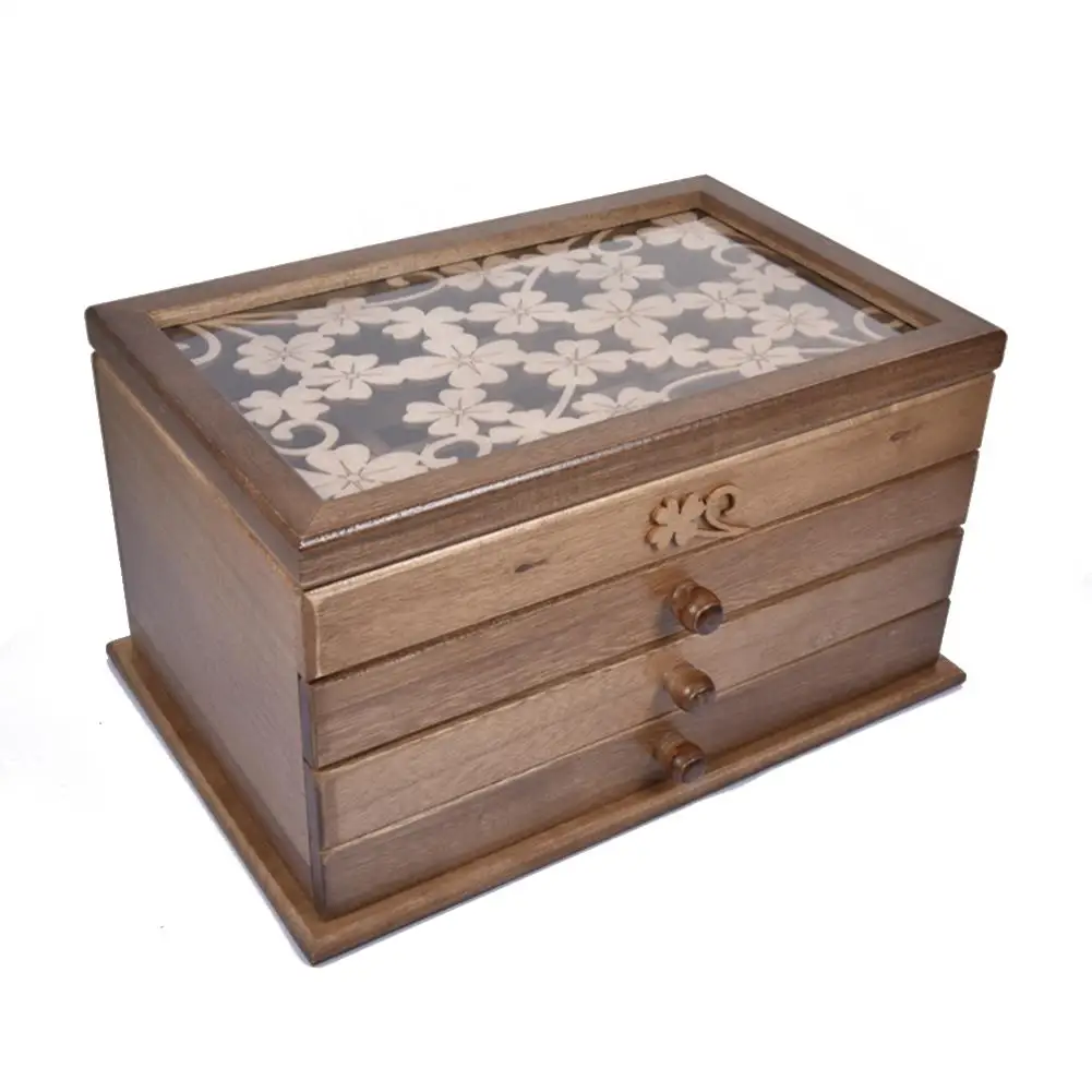 Ювелирные изделия в виде вишен ящик для хранения деревянная шкатулка Органайзер