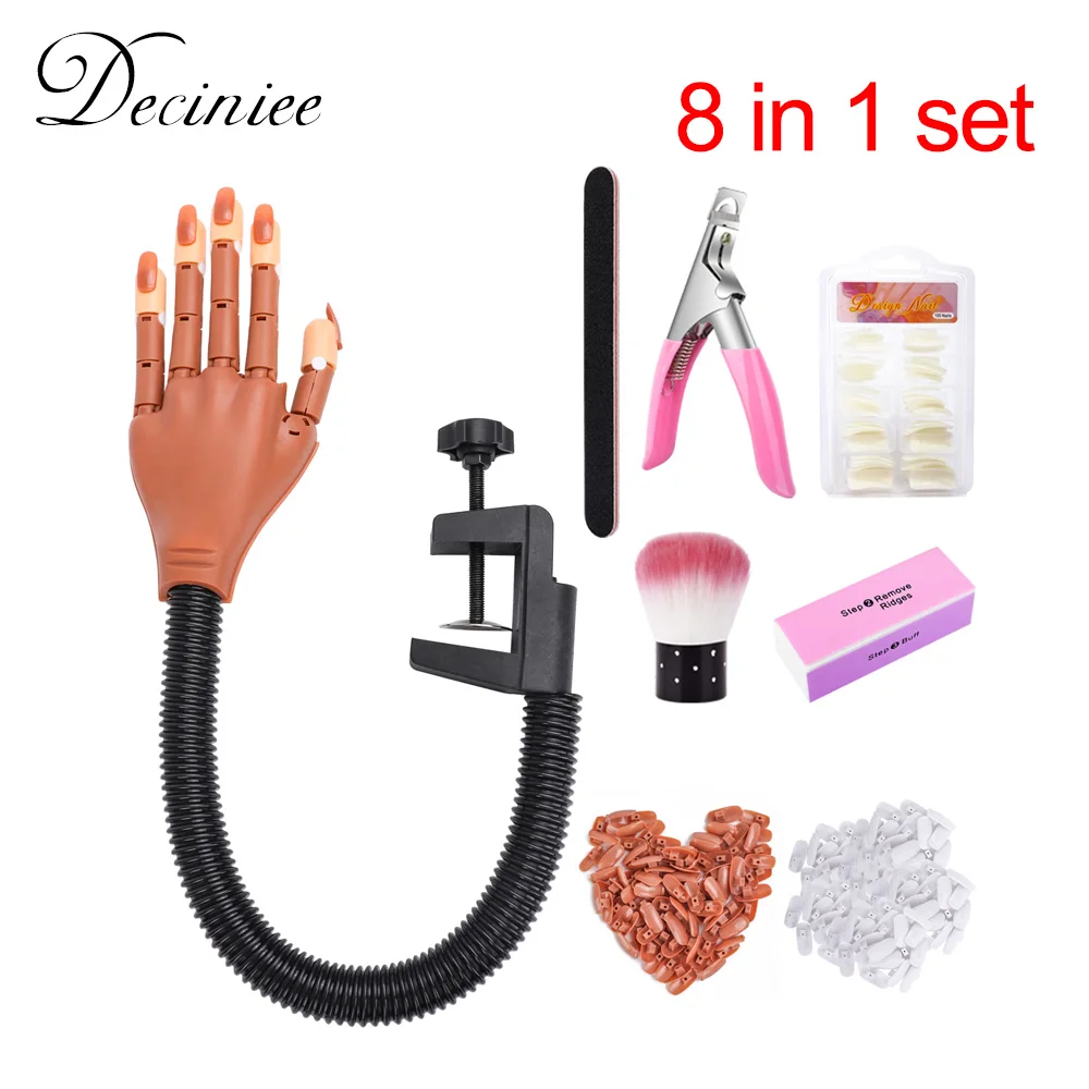 8В1 профессиональный дизайн ногтей ручная модель практическая работа с