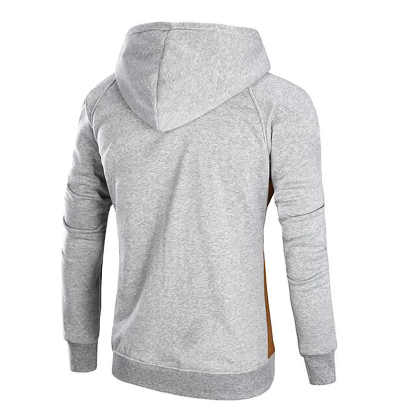 Мужские новые модные толстовки с капюшоном цветными блоками разноцветные