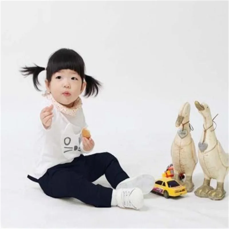 Детские штаны Новинка весна-осень 2019 штаны-шаровары из 100% хлопка с рисунком кота