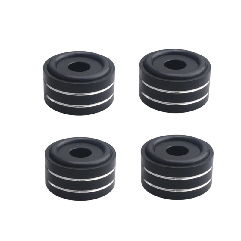 

2021 New 4PCS 40*20mm Aluminum Alloy Amplifier Feet Shock Absorber Speaker Feet Pads