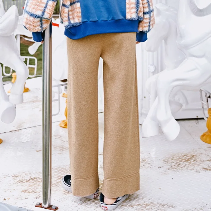 LANMREM 2020 новые модные женские прямые брюки средней длины весенние корейские