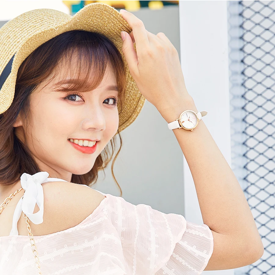 

No.2 Ladies Elephant Small Dial Quartz Watches For Women Candy Pink Lovely Dress Watch Female Girl Gift relogio feminino