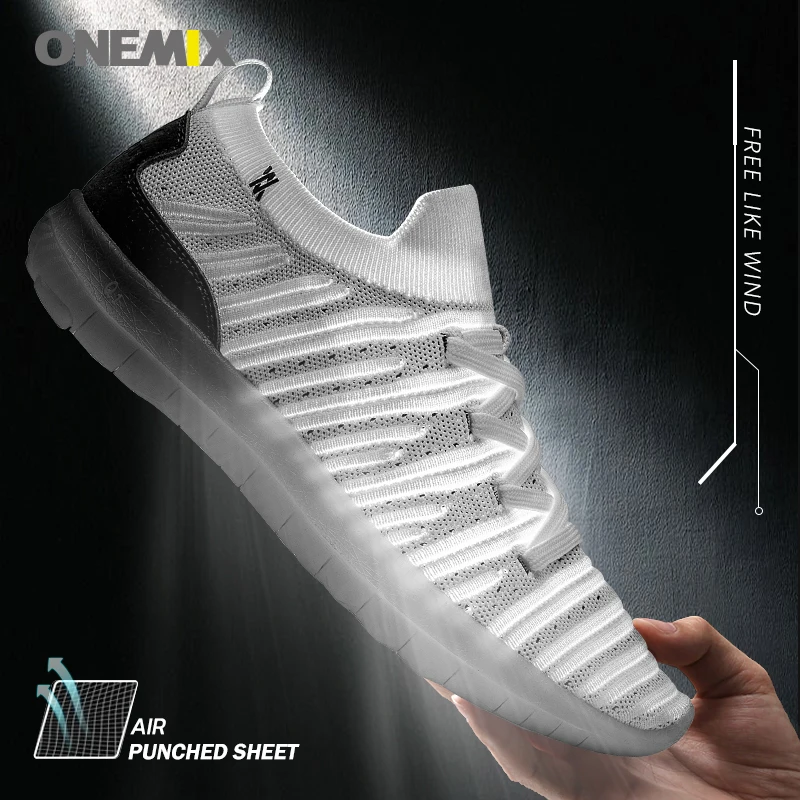 ONEMIX новинка носки унисекс прогулочная обувь светильник Вес сандалии слипоны