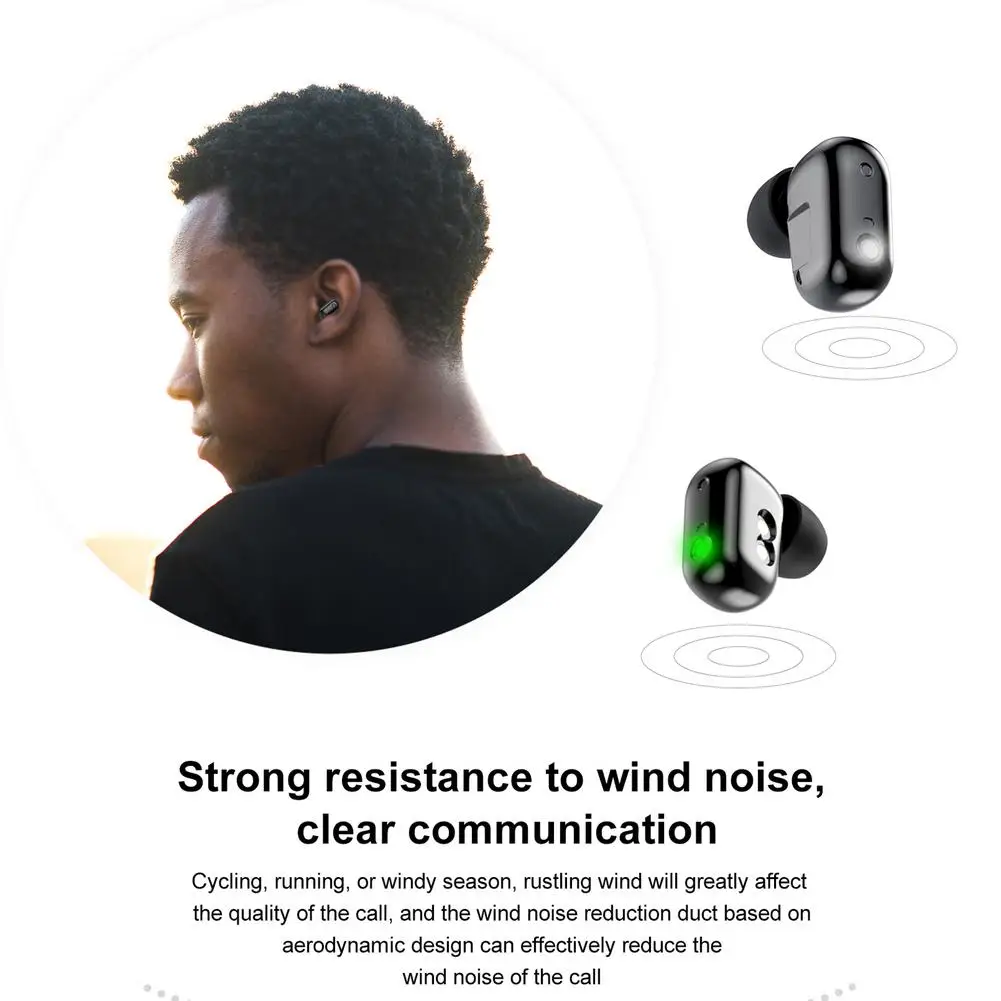 Новые беспроводные наушники 2 в 1 умные часы Bluetooth-гарнитура с сенсорным