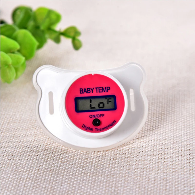 

Baby Thermometer Pacifier Easy Digital Monitor of Temperature for Girl Or Boy in Celsius JS23