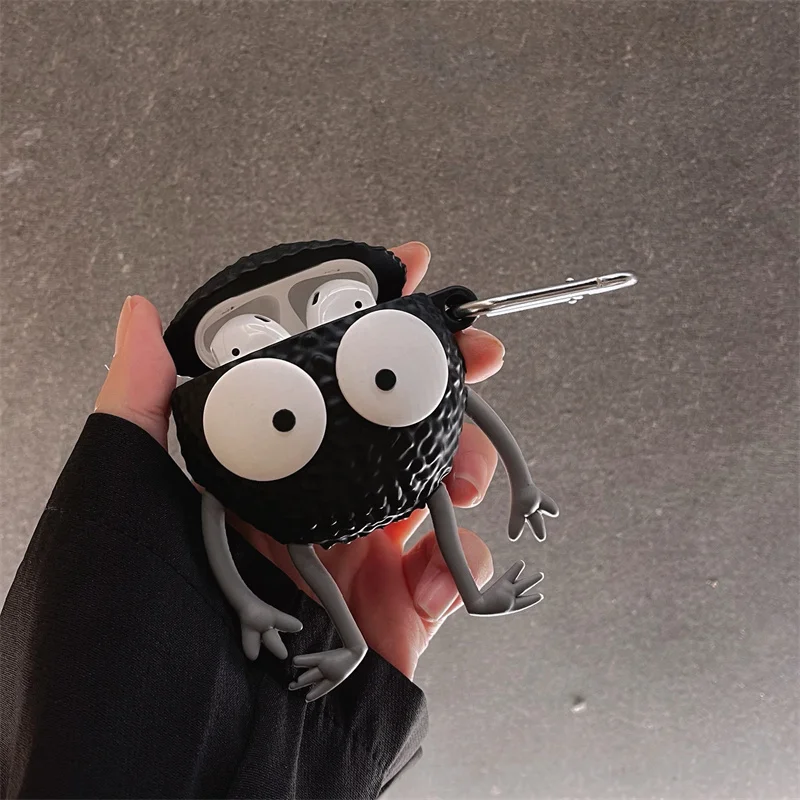 

Funny nice case of the earpiece for apple 1 2 fashion cover of the silicone animated cartoons and headsets loading box