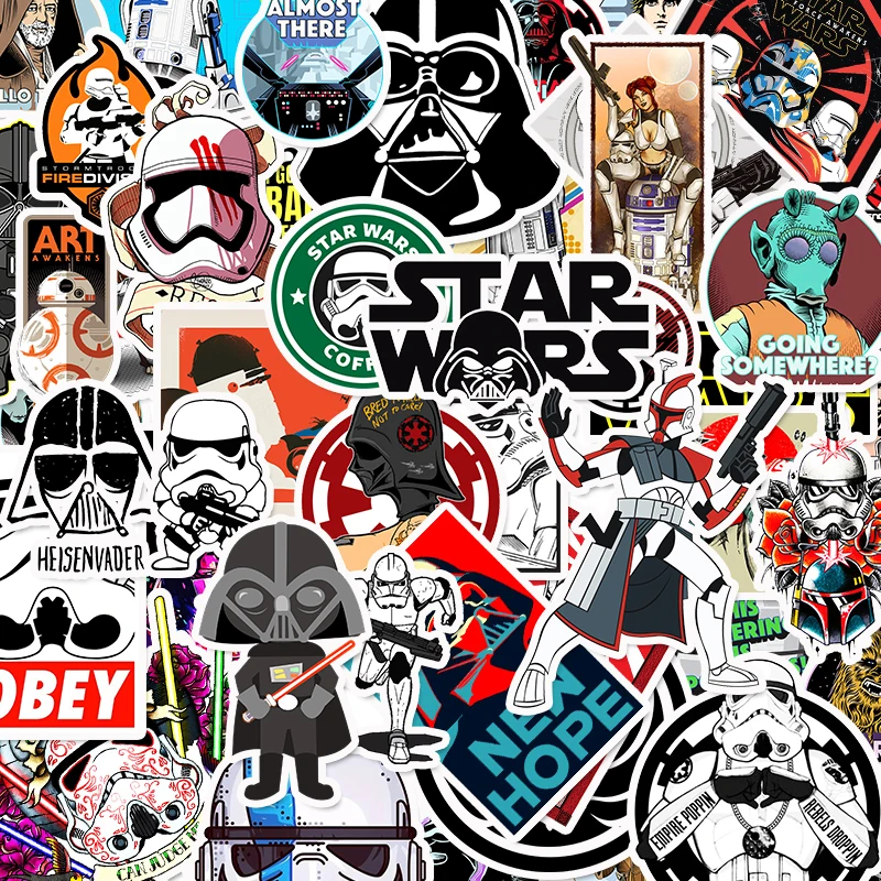 50 шт. мультфильм случайный цвет стикер Hoth DIY Виниловая Наклейка Граффити стикер бомба ноутбук водонепроницаемый стикер s скейт
