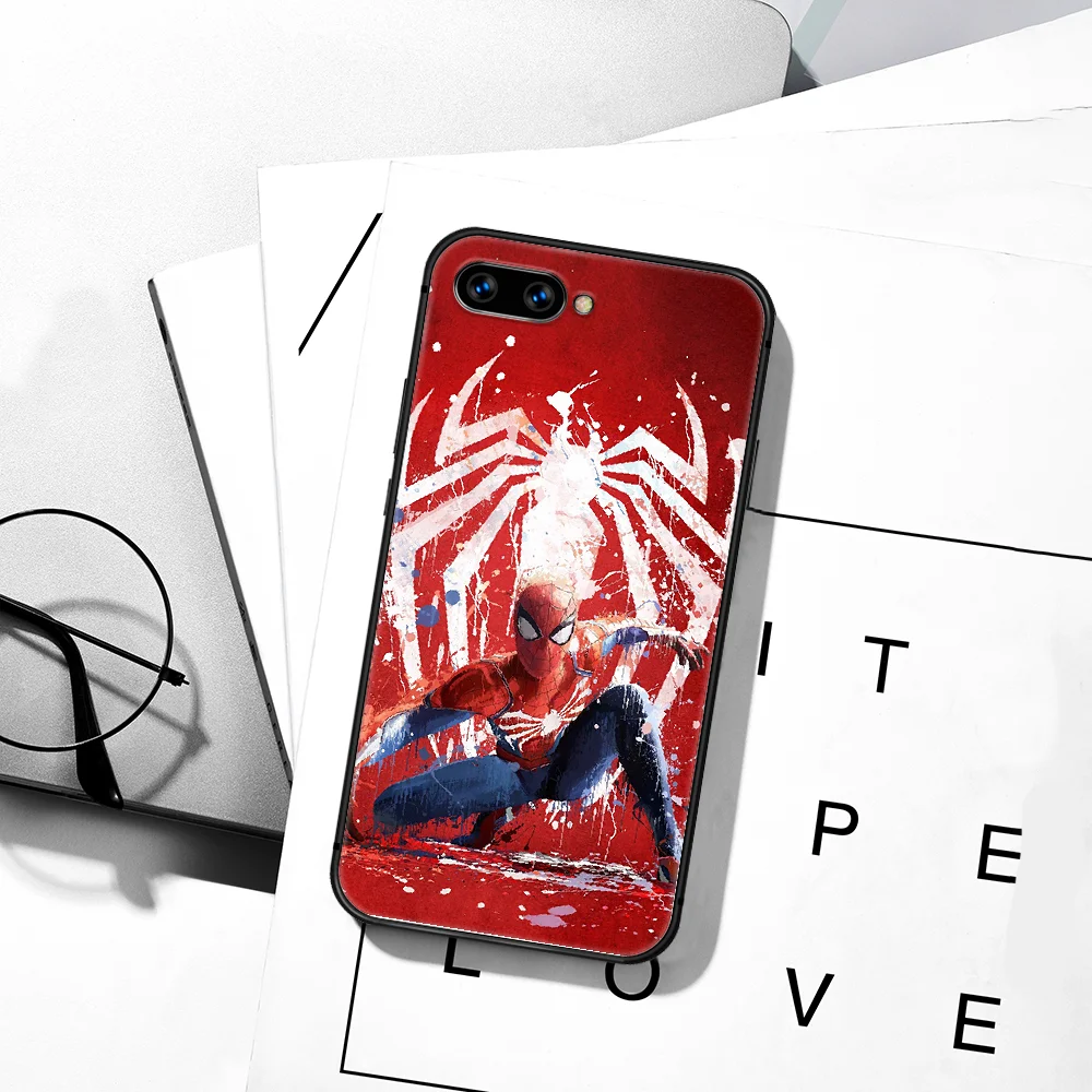 

SuperHero S-Spiders Man Phone Case For HUAWEI Honor 6A 7A 8 8A 8S 8x 9 9x 9A 9C 10 10i 20 Lite Pro black Waterproof Silicone