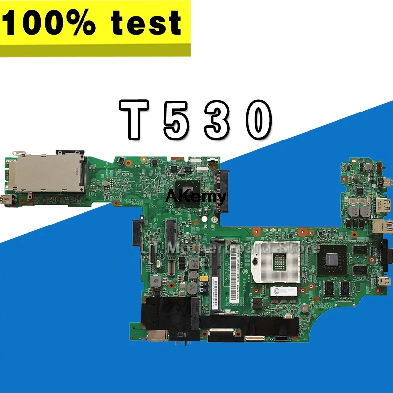 Материнская плата для ноутбука For Lenovo T530 5400M 1GB 48.4QE19.031 11222 3 04X1491 протестированная