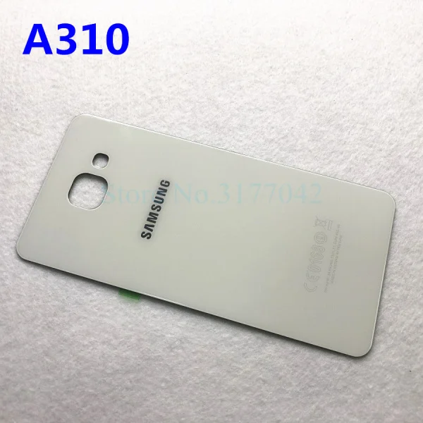 A310 white Samsung задняя Батарея чехол для samsung Galaxy A3 A5 A7 A310 A310F A510 A510F A710 A710F сзади Стекло чехол - Цвет: A310 white