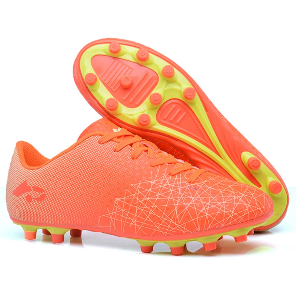 Мужские и женские уличные футбольные кроссовки TaoBo мягкие прочные кожаные