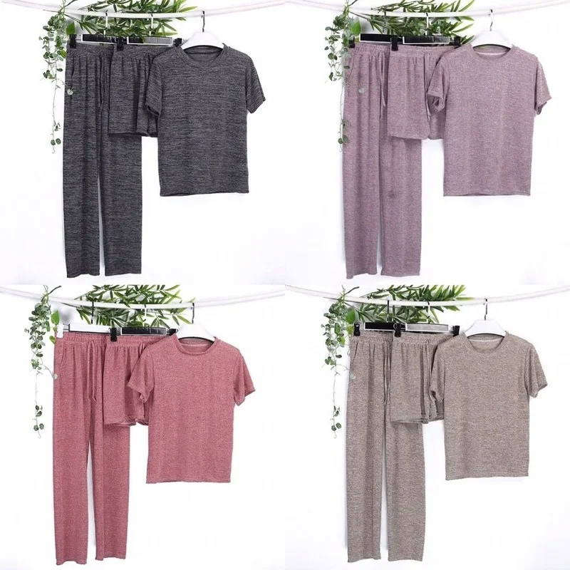 Женский домашний комплект из 3 предметов женский костюм летняя одежда для отдыха
