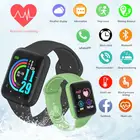 Умные часы 2021 D20 фитнес-браслет пульсометр кровяное давление Bluetooth спортивные Смарт-часы для телефонов IOS Android часы