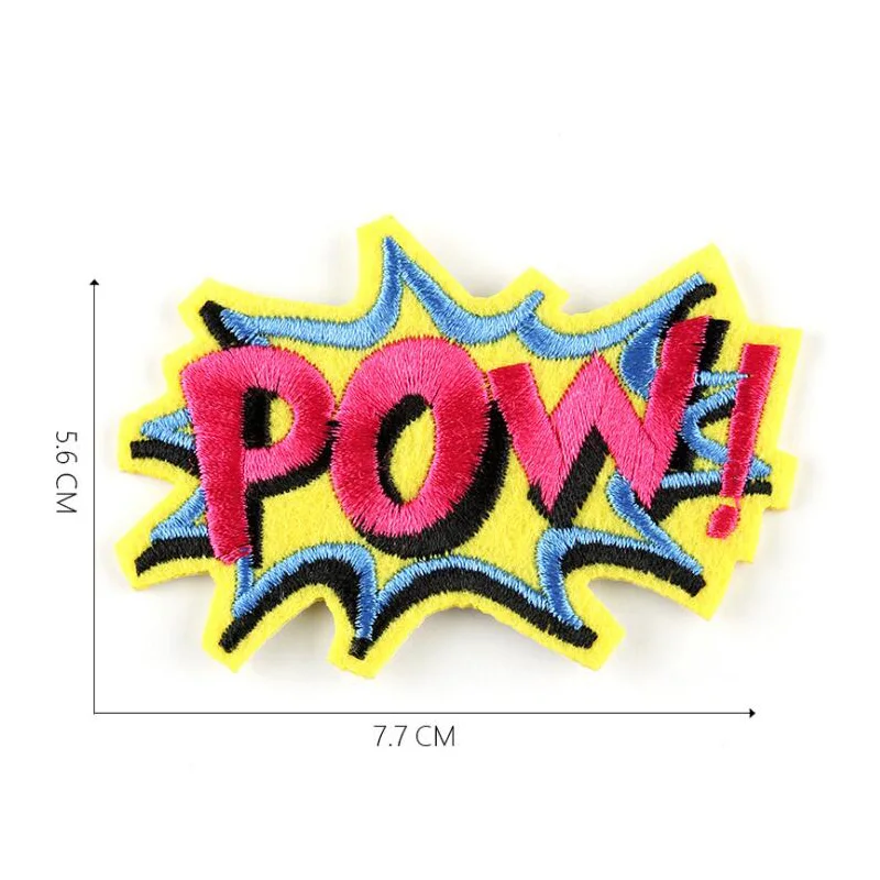 Cute Heart Words Patch Embroidery Patches For Clothing Embroidered Applique Iron On DIY Badge Sew Clothes Sticker | Дом и сад