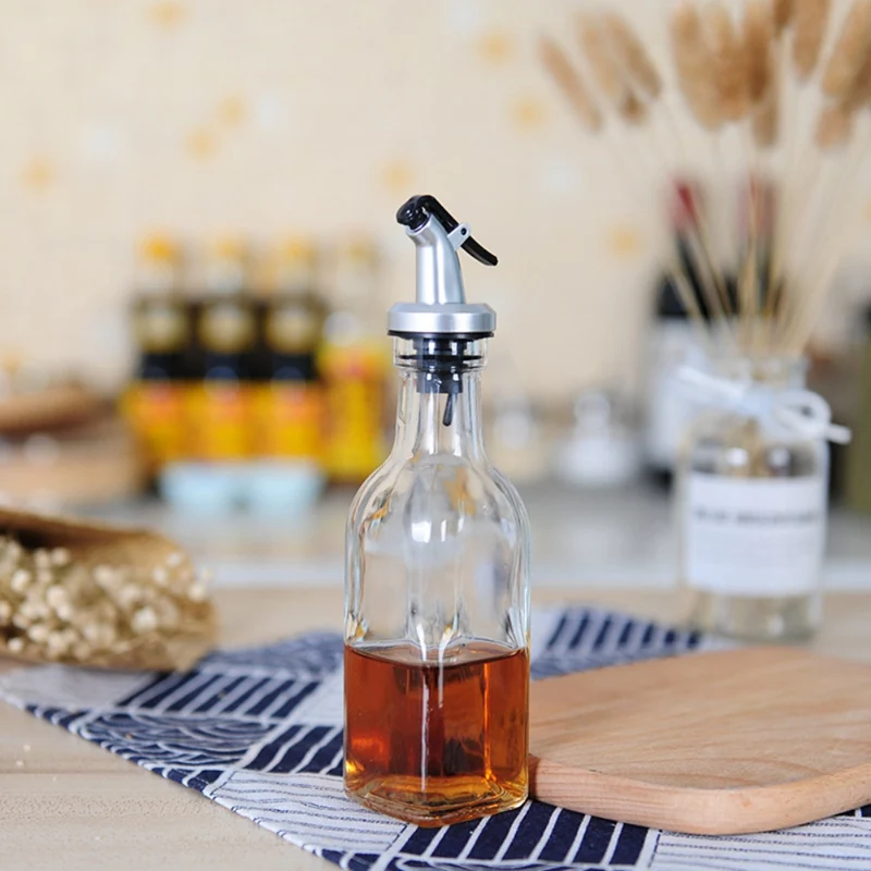 Приправа бутылки диспенсер для приготовления пищи стеклянная бутылка хранения