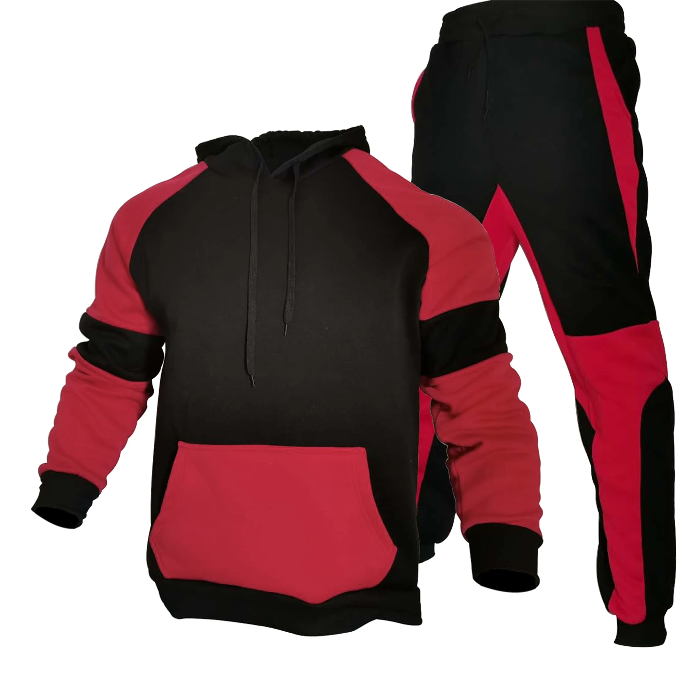 

Stripe Tracksuits Men's Sportswear Set 2021 Autumn Winter 2 Pieces Sweatshirt+Pants Suit Brand Men Jogging clothes sports suit