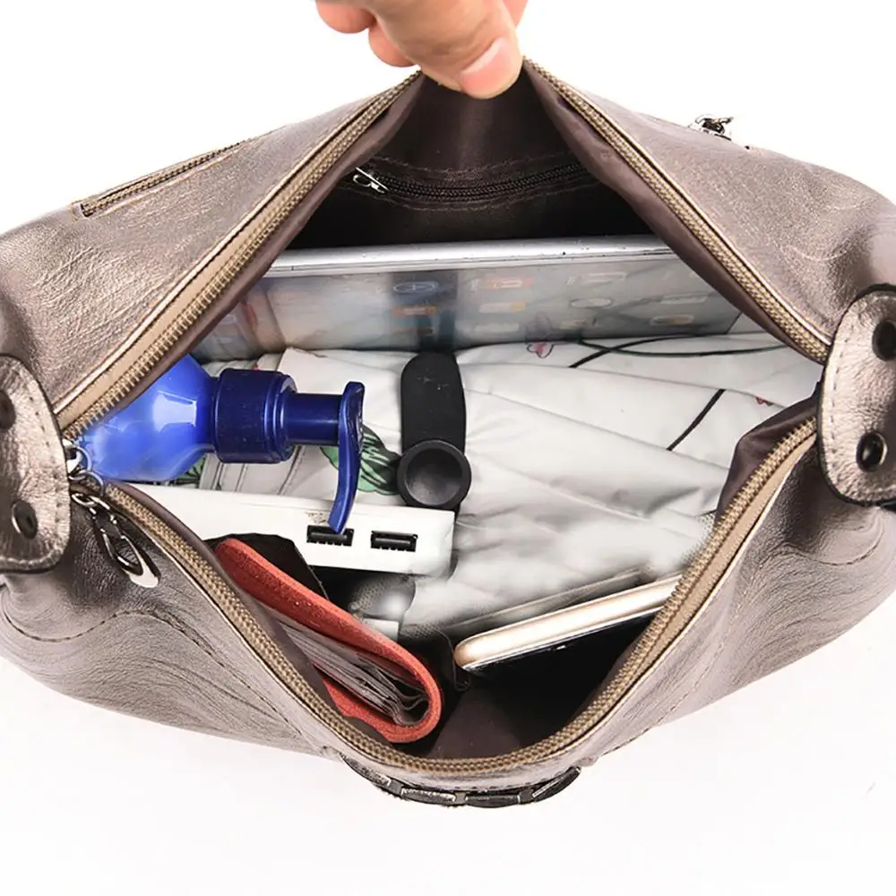 

Womens Bags New Trend Female Casual Wild Shoulder Messenger Middle-aged Female Trend Simple Stylish Wild