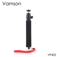 vamson spunge extendable selfie rod and adapter accessories for go pro hero 10 9 8 7 6 5 4 for sjcam for yi camera vp402