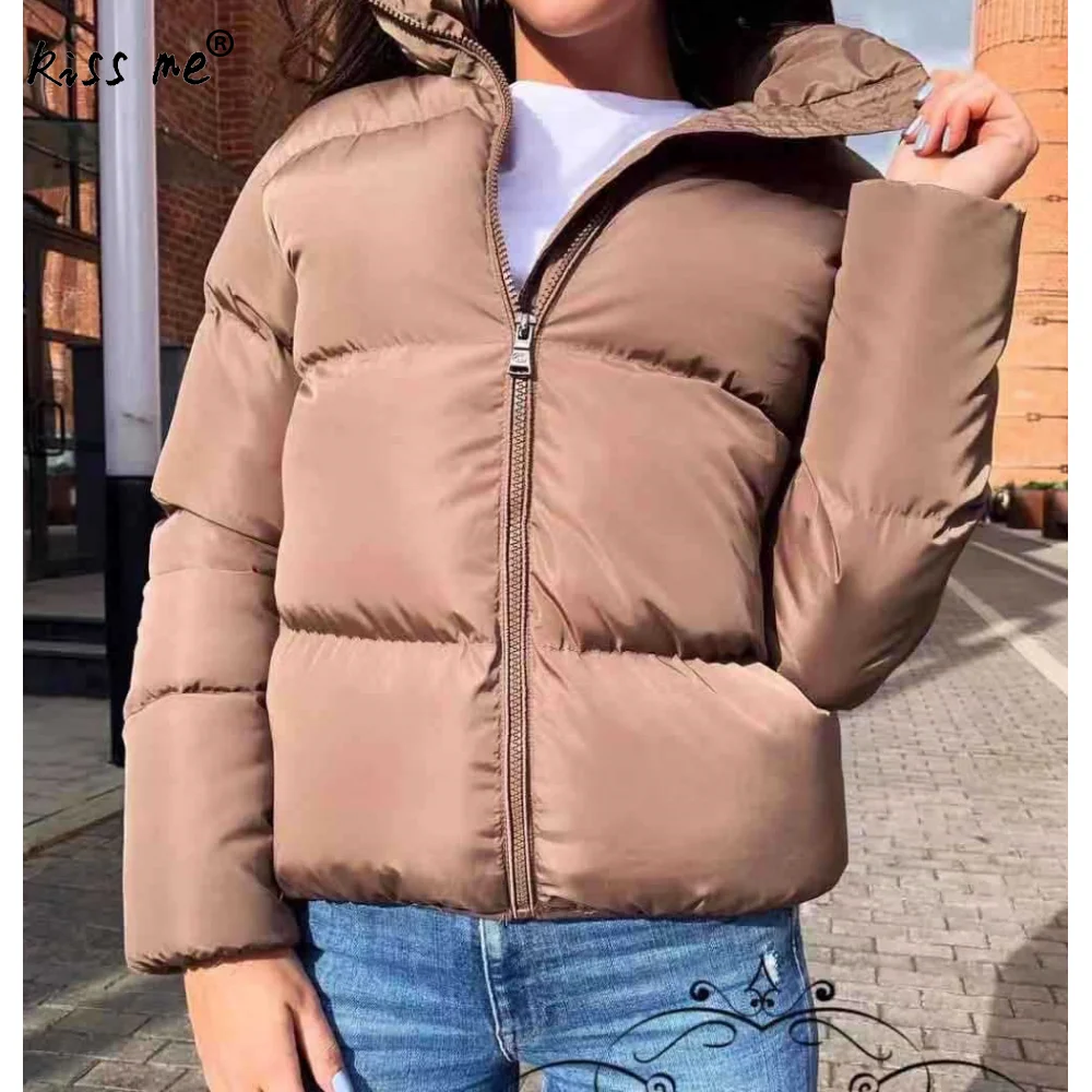 Модные трендовые женские парки теплая зимняя осенняя куртка пуховик Дамский с