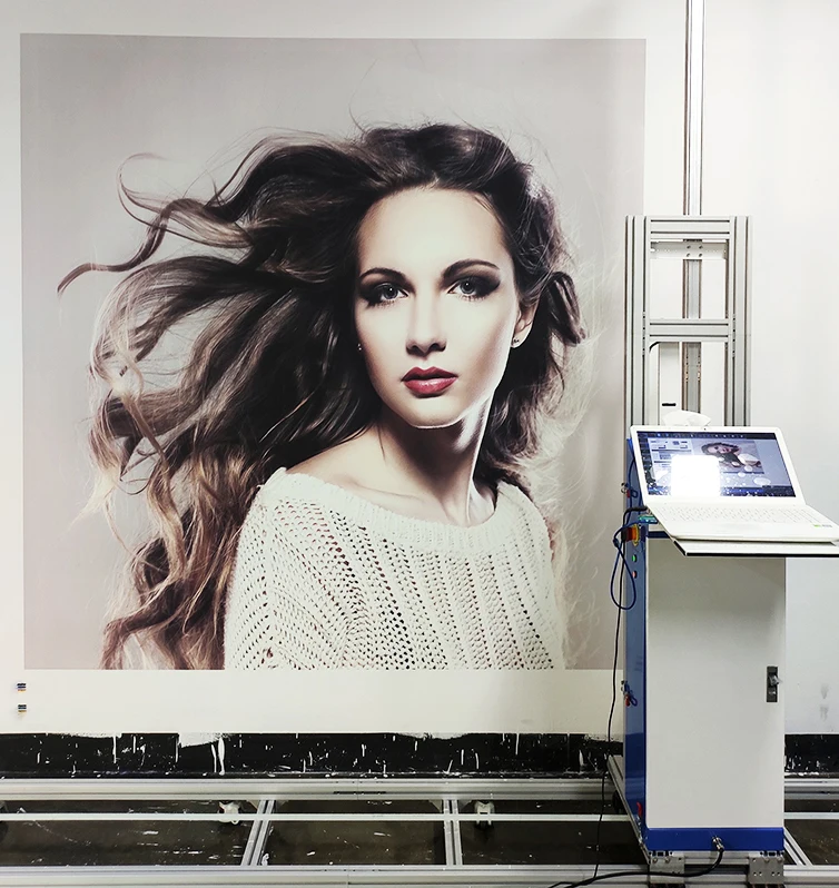 Hot Sale Home Decoration 3D Vertical Direct to Wall Painting Printing Machine