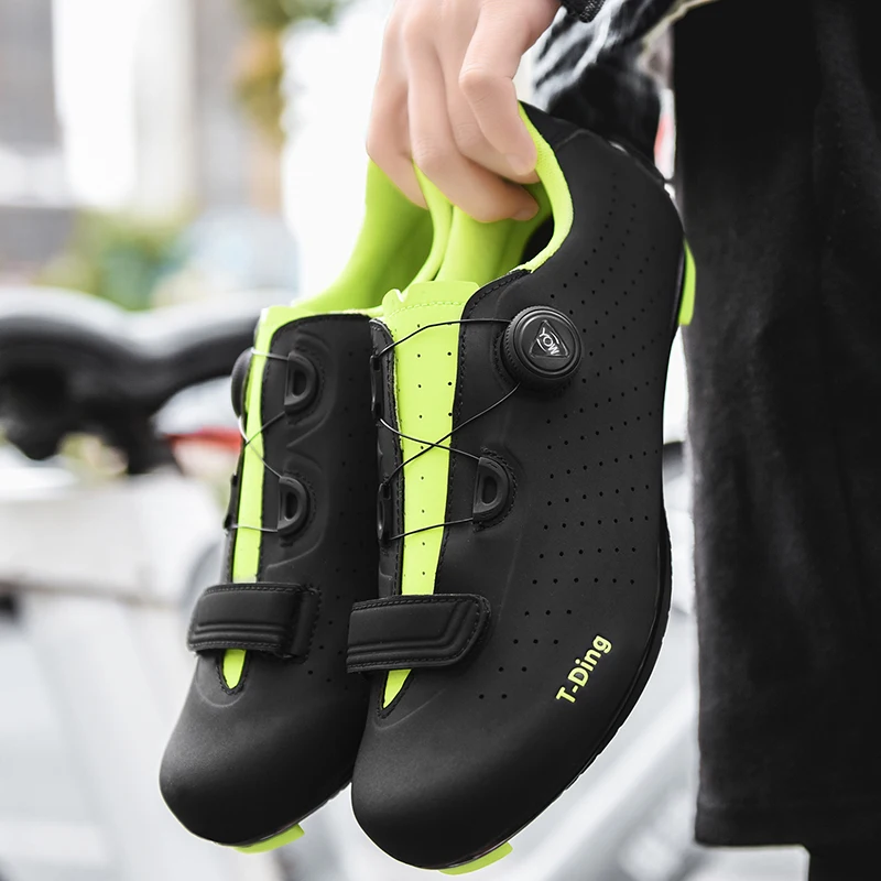 Сверхлегкие кроссовки для велоспорта самоблокирующаяся обувь езды на