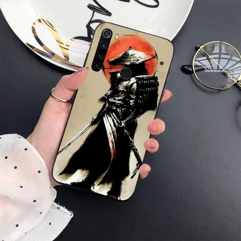 

Japan The Samurai Ninja Phone Case For Xiaomi Redmi 7 8 9t a3Pro 9se k20 mi8 max3 lite 9 note 9s 10 pro cover funda shell