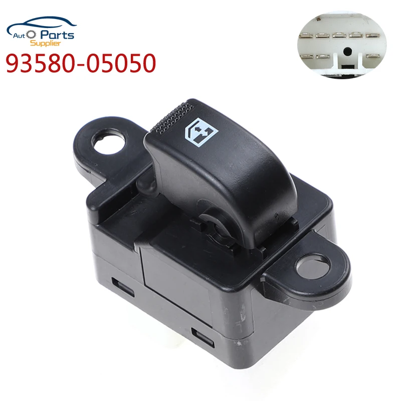 

New 93580-05050 Nearside Passenger Front Door Window Switch 9358005050 For Hyundai Amica 2006-2008 5 Door