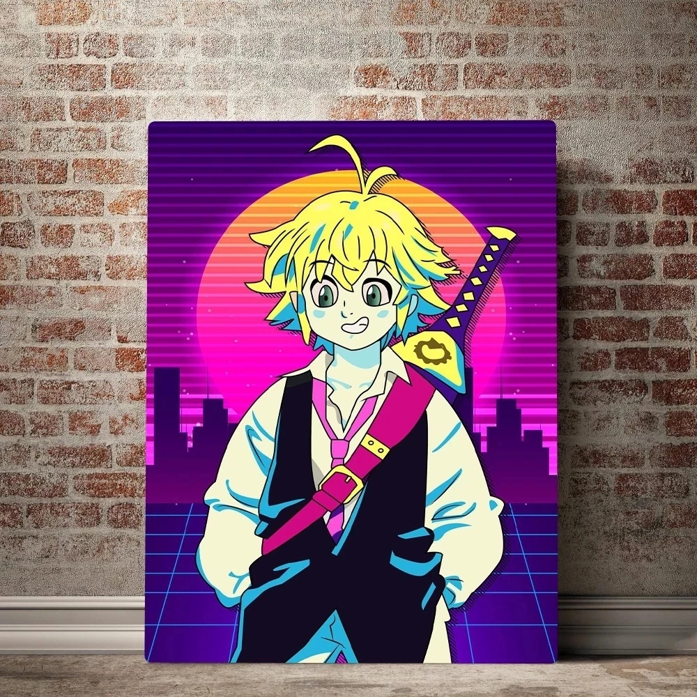 

Hd Prints Poster Seven Deadly Sins Meliodas Anime Pictures Home Decor Modern Canvas Painting Wall Art Modulaire Voor Slaapkamer