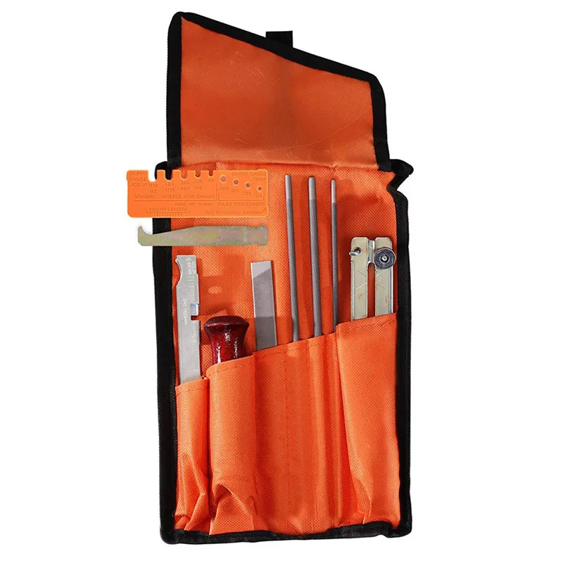 10 шт. набор для заточки бензопилы напильники инструмент цепи пилы садовые