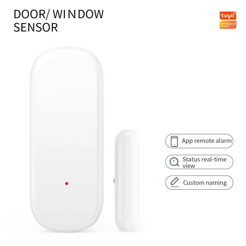 

WD1 WIFI Graffiti Household Doors And Windows Anti-theft And Anti-thief Smart Home Door Magnetic Alarm New (without Battery)