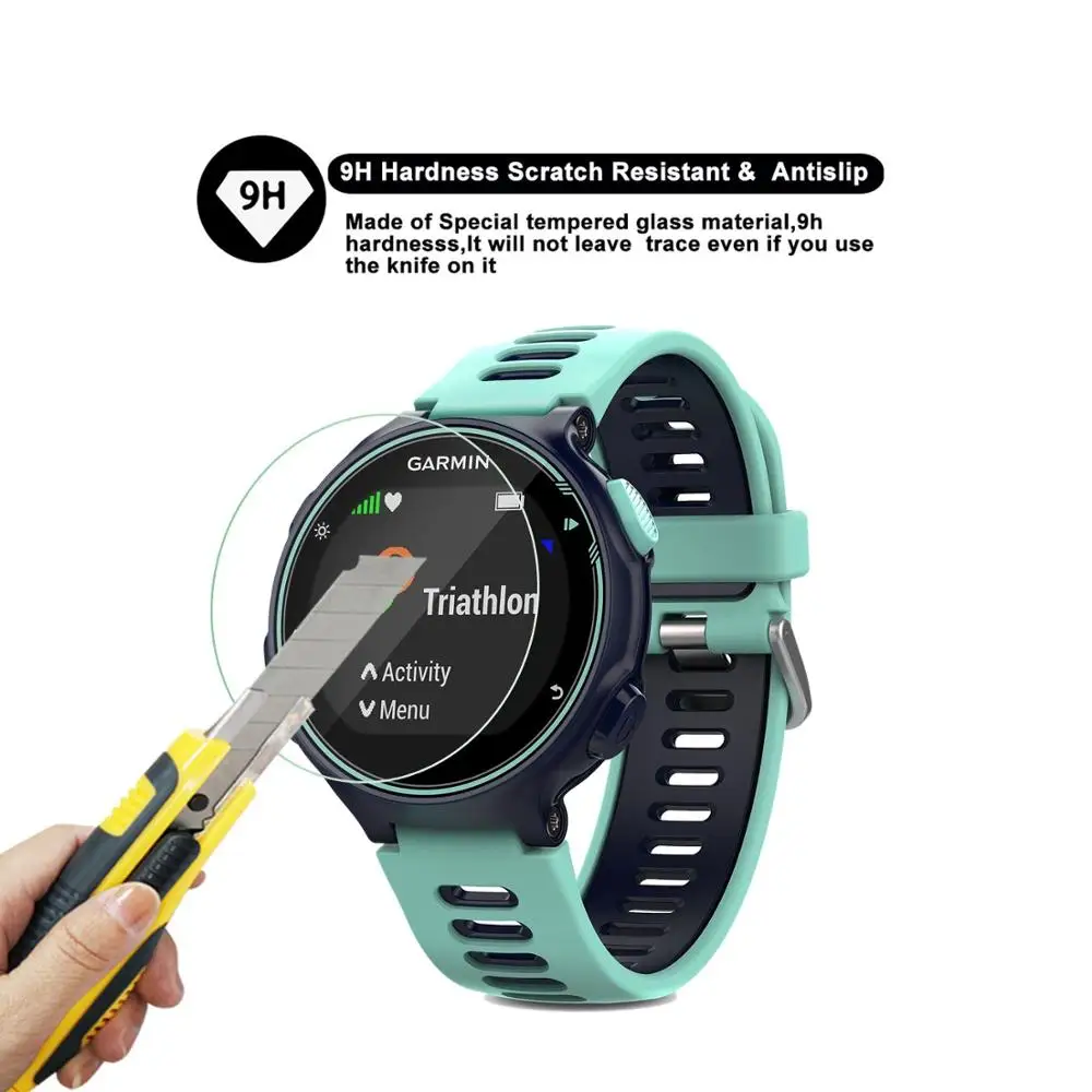 Защитная пленка для экрана Garmin Forerunner 735 закаленное стекло HD 9D защитные аксессуары