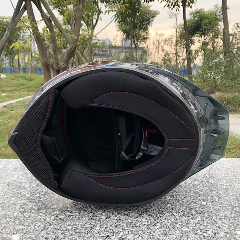 

Full Face Motorcycle Helmet Personality Safety Winter Season Helmet Capacetes De Motociclista Motorbike For Men And Women