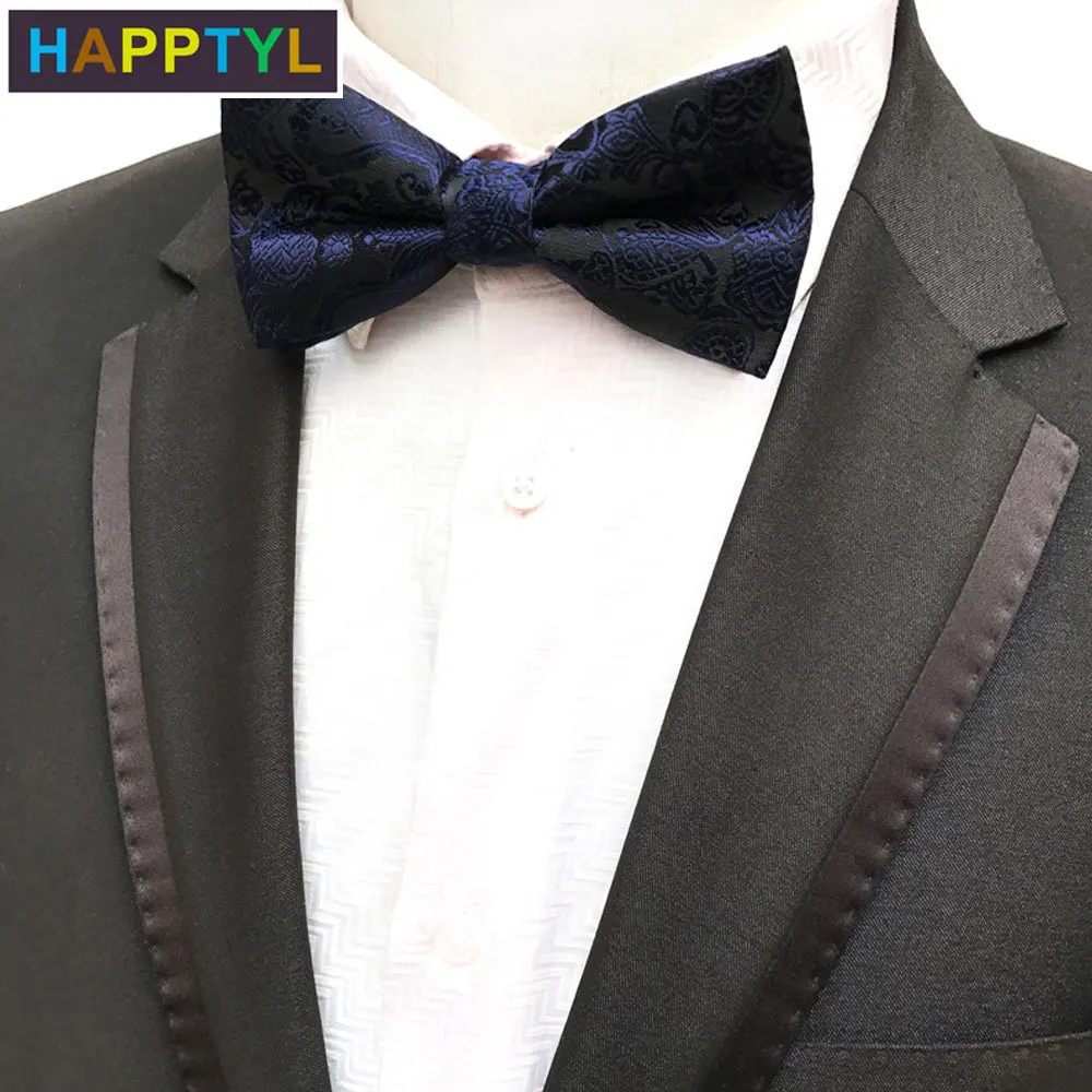 HAPPTYL 1 шт. мужской классический галстук бабочка предварительно завязанный