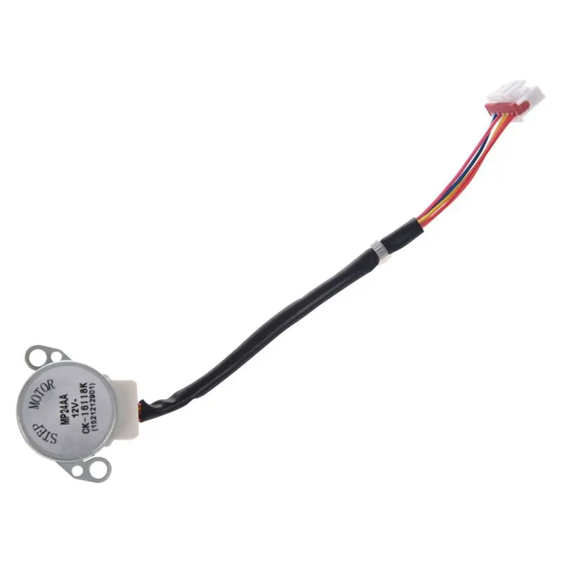 DC 12V CNC редукционный тактовый шаговый двигатель 0.6A 10oz.in 24BYJ48 Silver | Обустройство