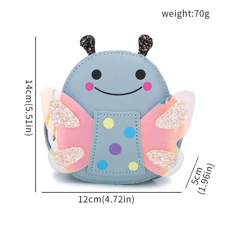 

Fashion Cartoon Bee Girls Bags Cute Shiny Wings Children Messenger Bag Kids Toddler Shoulder Bags Gifts