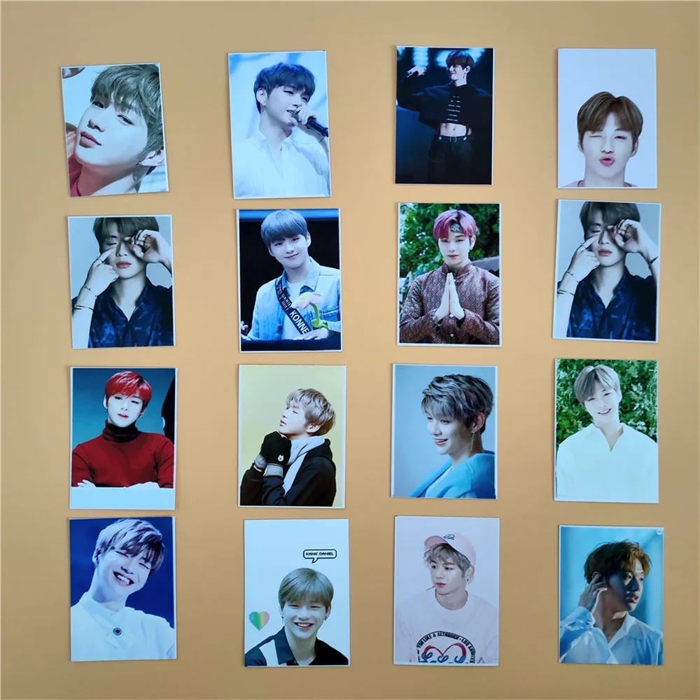 KPOP Kang danel WANNA ONE LOMO Card Фотокарта самодельная сгорает его производство 101 |