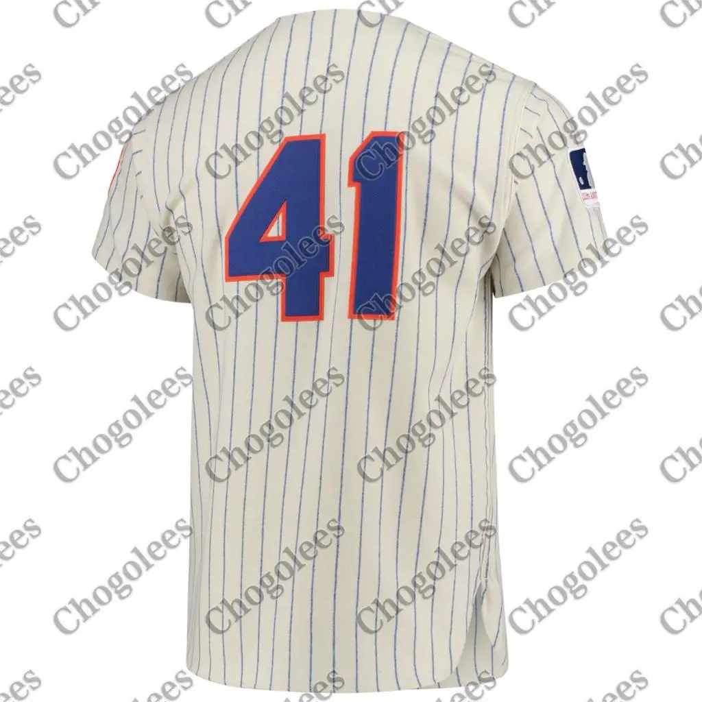 

Baseball Jersey Tom Seaver New York Mitchell & Ness Cooperstown Collection Jersey - Cream