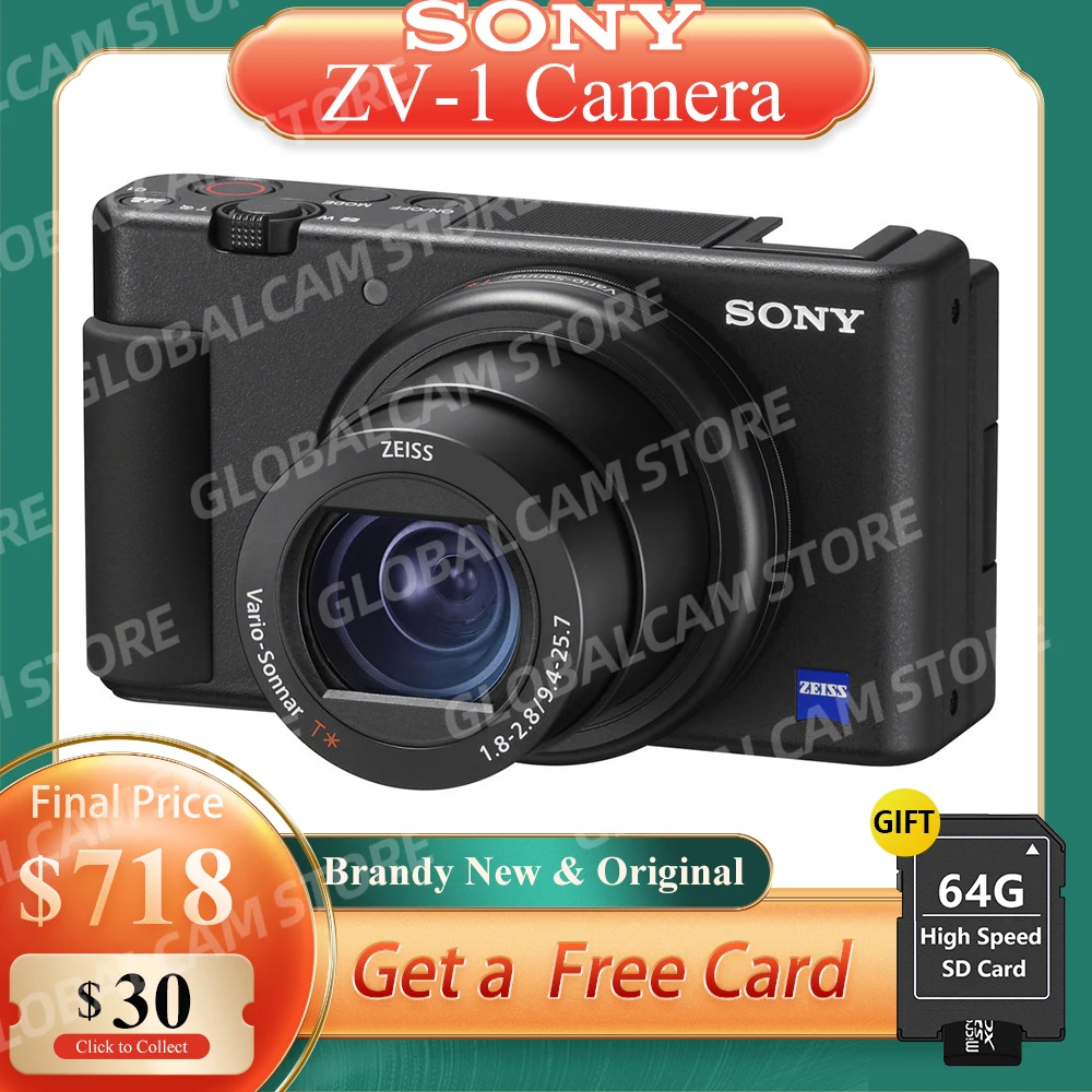 

Sony ZV-1 камера для создателей контента и Vloggers 20.1MP ZV1