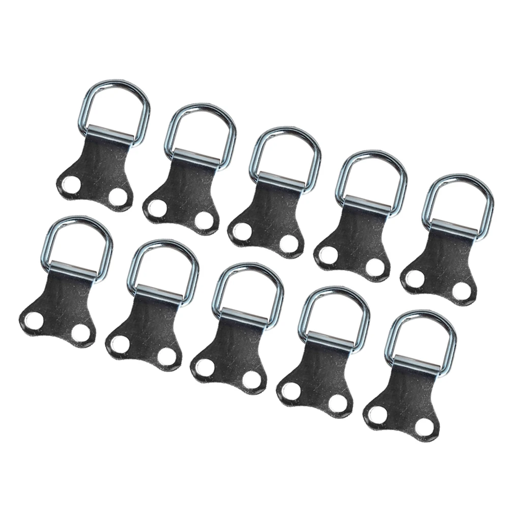 10 шт Сверхмощный D Кольцо Вешалки для картин двойное отверстие фоторамка