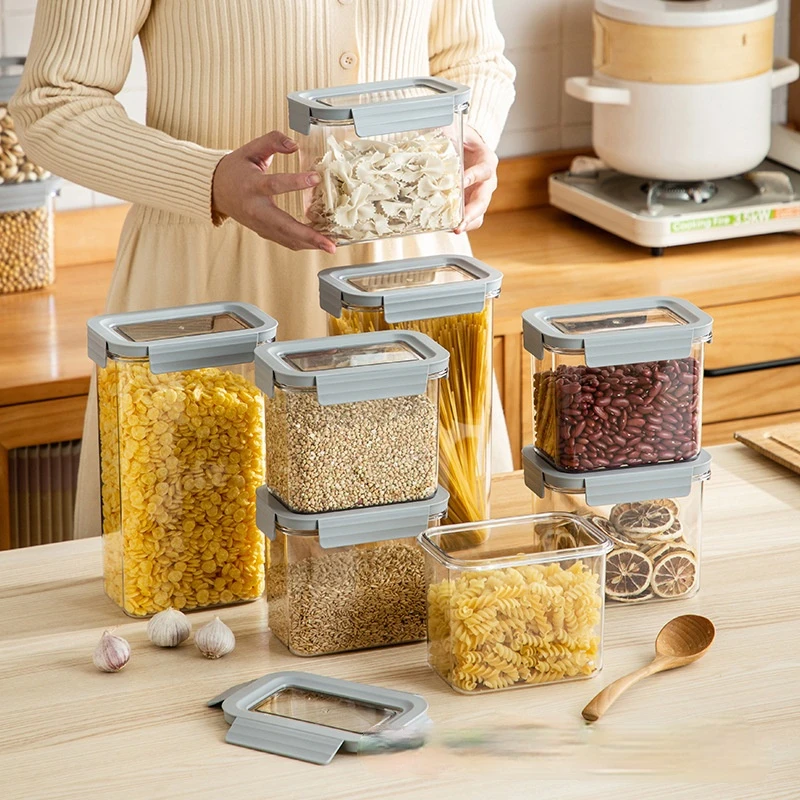 

Eco Friendly Plastic Jars Small Food Creative Spice Jar Storage Box Kitchen Especieros Para Cocina Home Organizer JQ