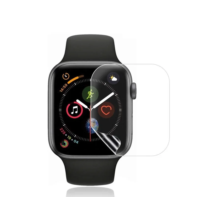 Мягкая Гидрогелевая 3d пленка для Apple watch 4 40 мм/44 мм 38 мм/42 400 шт. полное покрытие