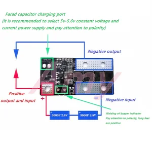 Портативный контур точечной сварки для конденсатора Фарада, специальный аппарат точечной сварки, 18650