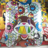 takashi murakami skatebard deck tmkk 3 pieces of stitching sunflower flowers collection decorations pop art