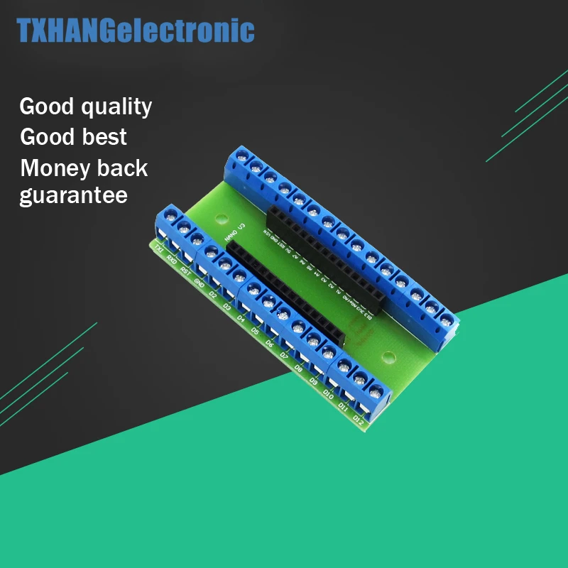 1 шт. Стандартная плата адаптера терминала для Arduino Nano V3.0 AVR ATMEGA328P AU модуль 100%