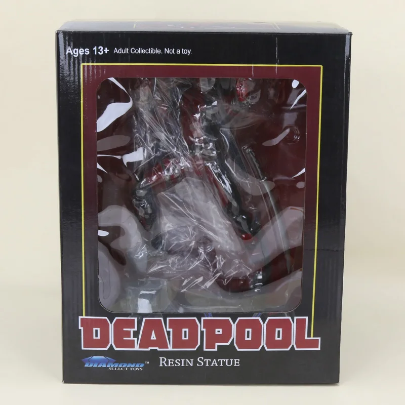 deadpool box 22-27 см игрушки Marvel Мстители Фигурка Человека-паука Железный человек танос Марк MK47 Дэдпул Дэнверс статуя ко железная студия фигурки - Цвет: deadpool box