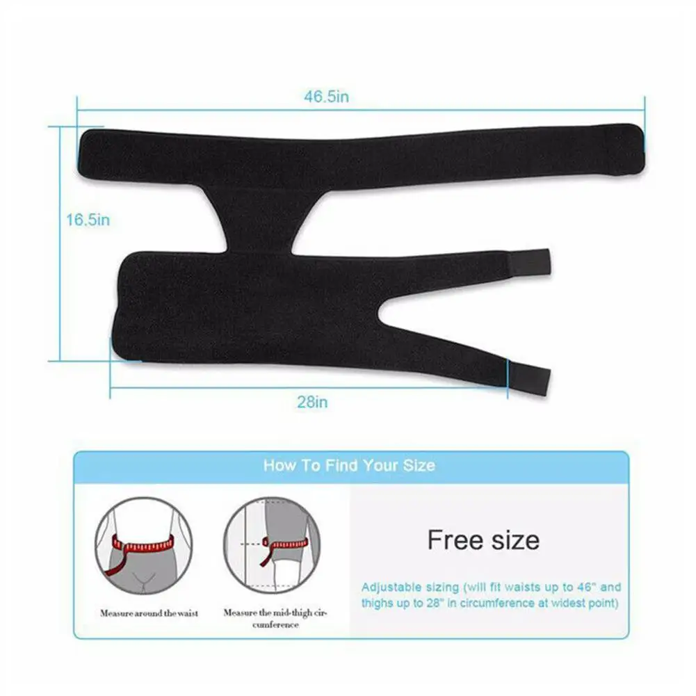 

1pcs Leg Warmmers Groin Support Wrap Hip Joint Support Waist Groin Sacrum Pain Relief Strain Arthritis Protector Hip Thigh Brace