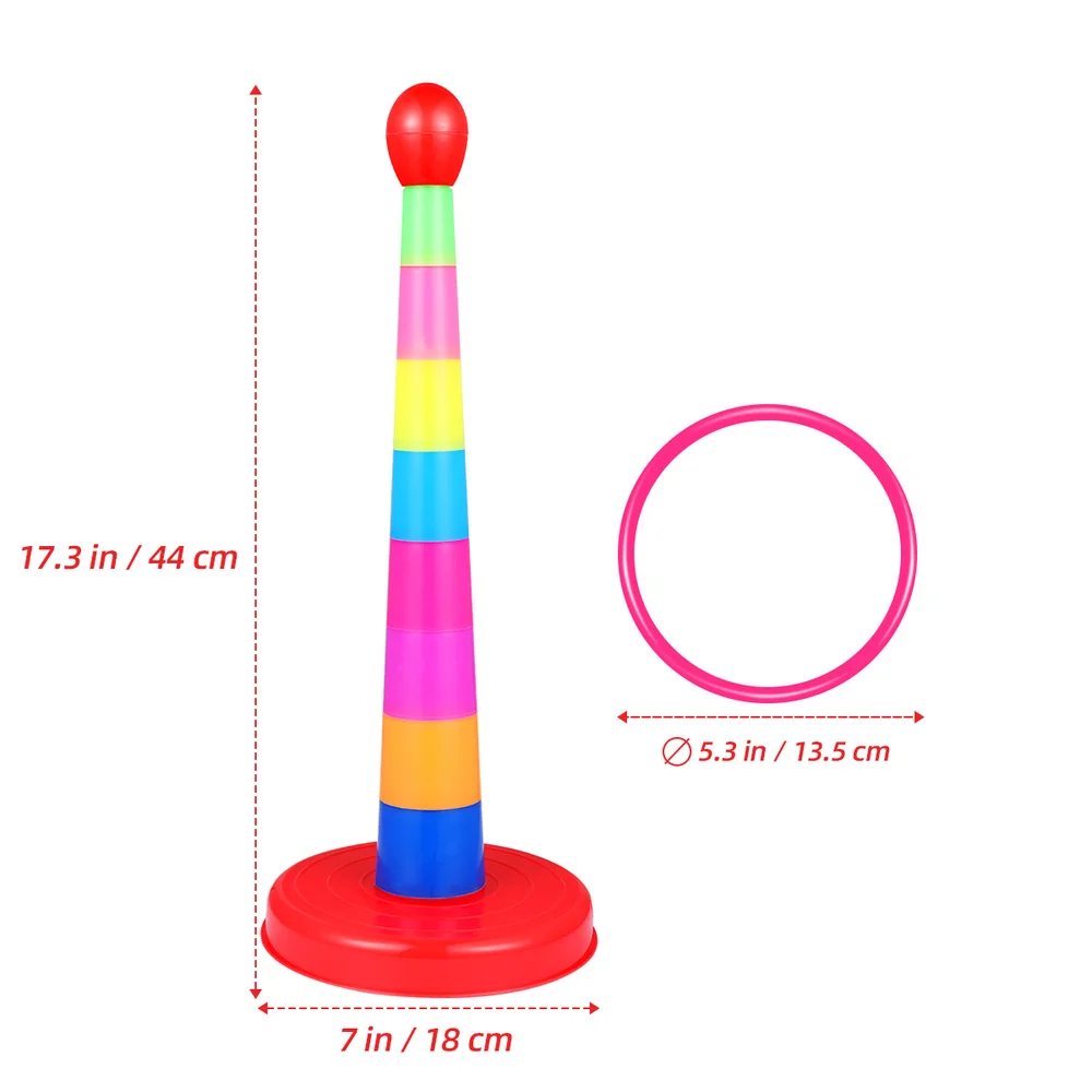 TOYMYTOY развивающая красочная игрушка пазл в виде кольца пластиковая для развития