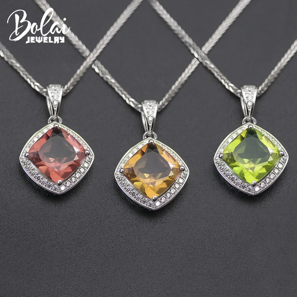 Женское ожерелье с подвеской из стерлингового серебра 925 пробы Bolai подвеска